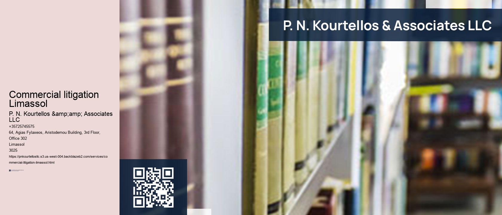 Commercial litigation Limassol