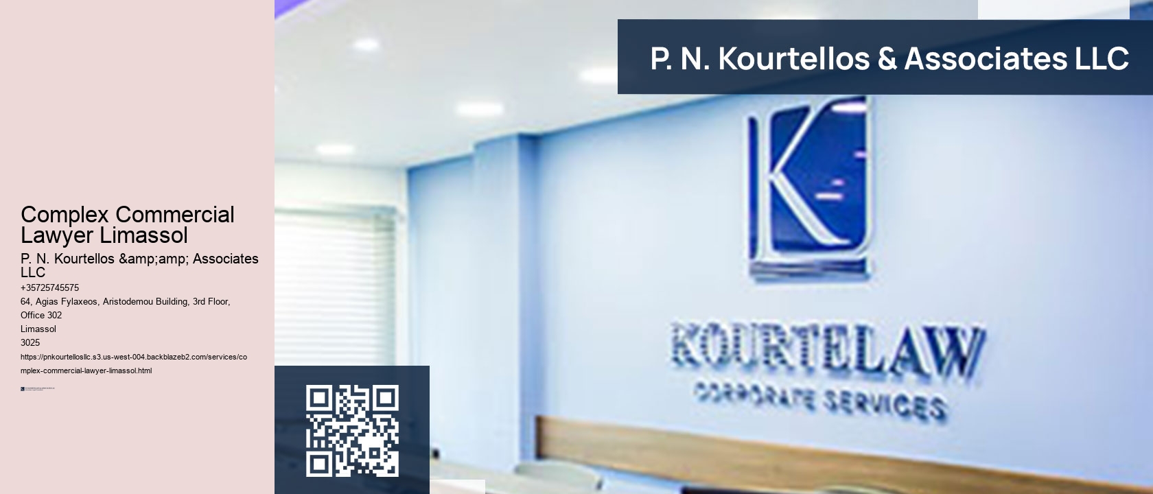 Complex Commercial Lawyer Limassol